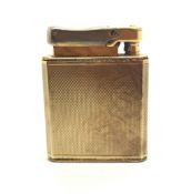 A 9ct Gold Cased Calibri Monopol Lighter. Hallmarked for 9ct gold. 74g