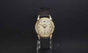 Vintage Longines Automatic, cream dial with gold hour markers and hands, 32mm stepped case with