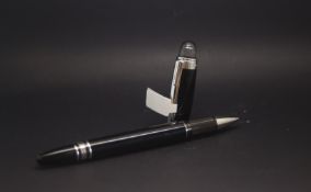 Mont Blanc Skywalker fibre tip, black with steel detail