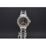 Ladies mid size Tag Heuer Formula one quartz with date, diamond bezel stainless steel and ceramic