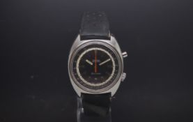 Gentlemen's Omega ChronoStop mechanical strap watch, stainless steel casing