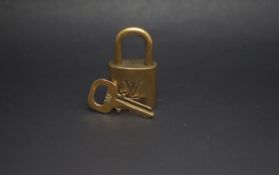 Louis Vuitton Brass Padlock