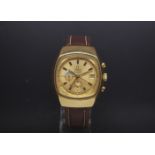 Gentlemen's vintage Omega Seamaster Jedi automatic, gilt dial with onyx baton hour markers, date