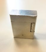 S.T Dupont lighter, in white metal