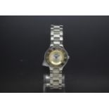 Cartier 21 with a quartz movement, stainless steel casing bracelet watch