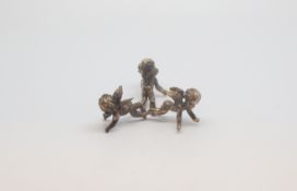 A unusal Angel Trivet, marked and tested as silver, approx gross weight 22.0gr
