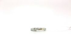 Single stone diamond ring, brilliant cut diamond claw set, estimated diamond weight 0.25ct, in white