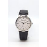 Gentleman's Baume & Mercier Geneve, Automatic Movement, Date at 3 o'clock, Round dial white with