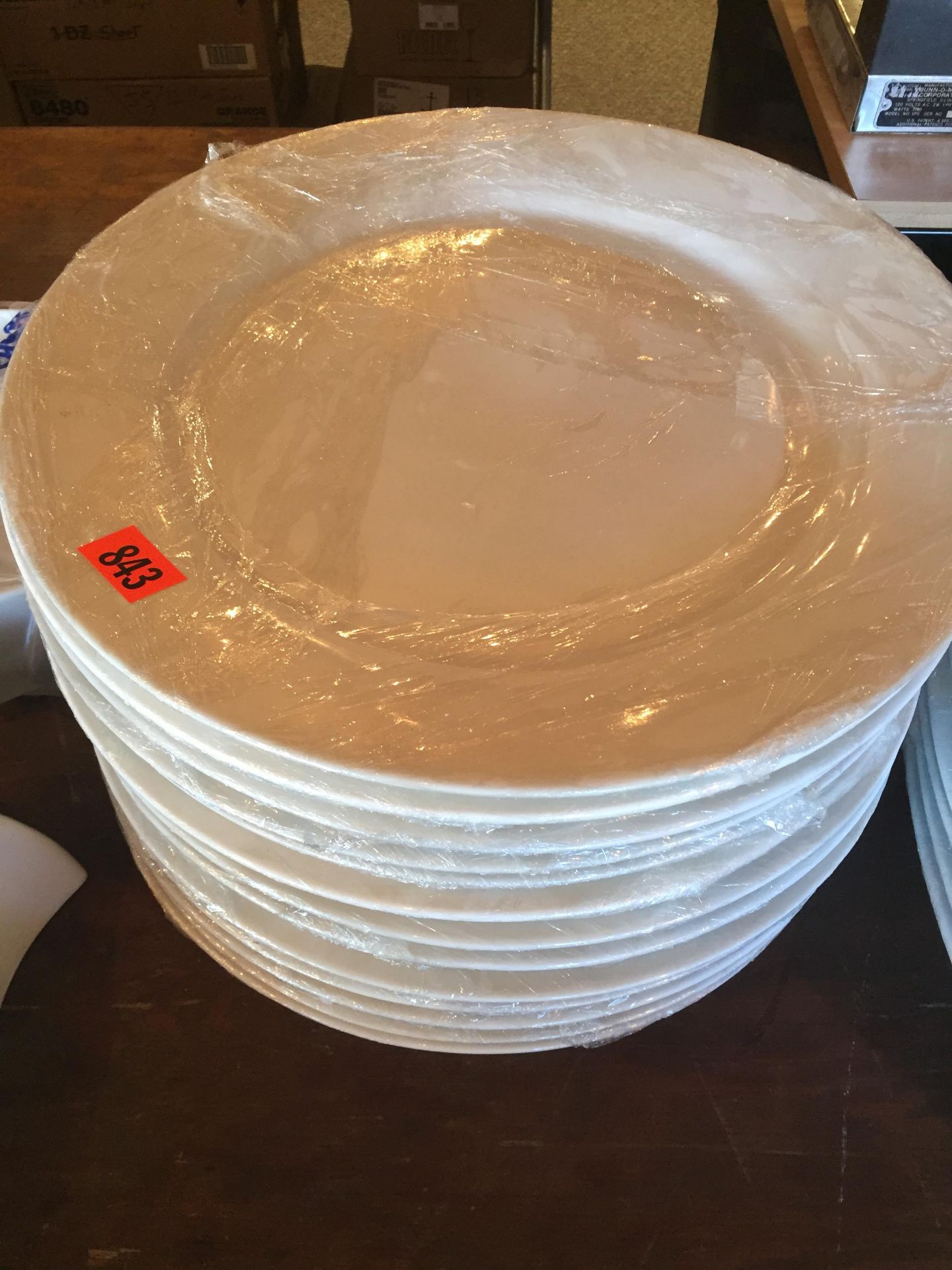 Large round platter Porcelian by Yanco