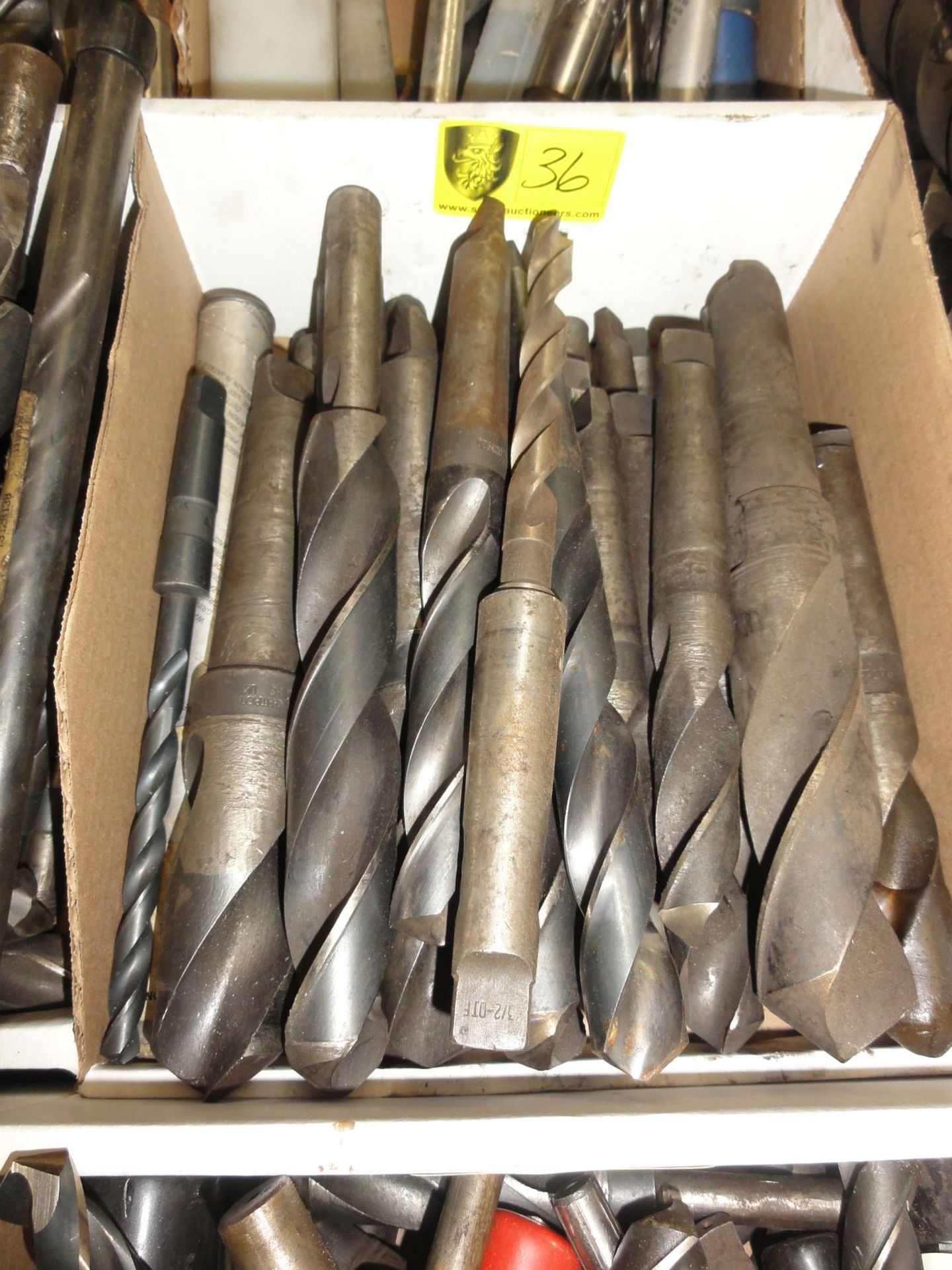 Lot of Morse Taper Drill Bits