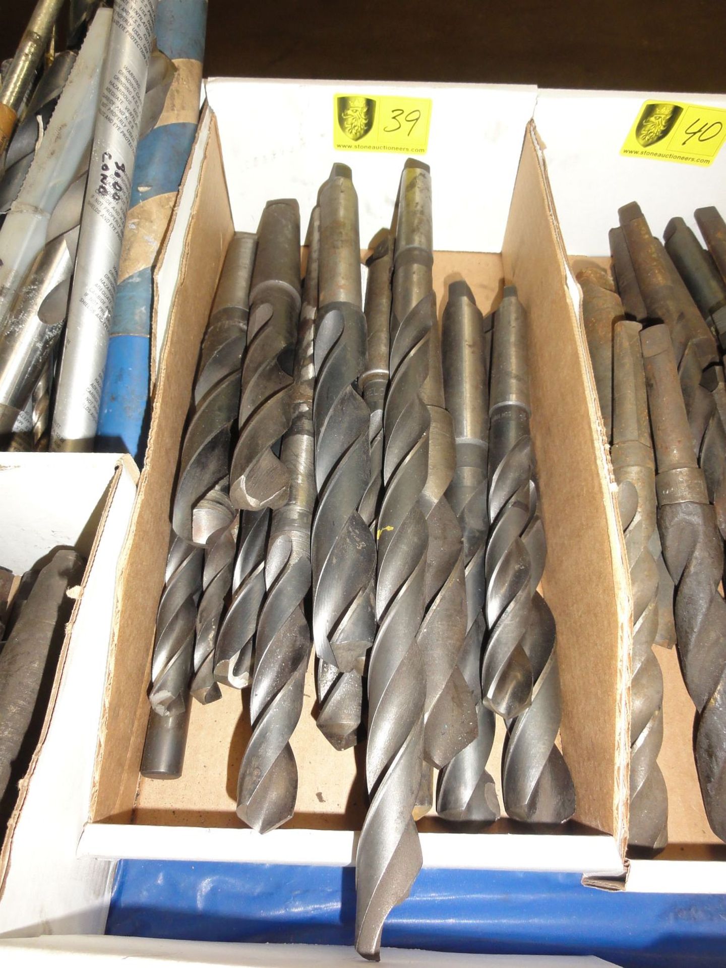 Lot of Morse Taper Drill Bits