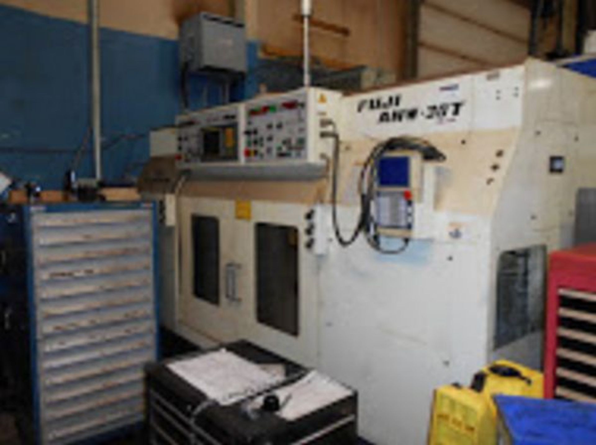 FUJ1 ANW-30T TWIN SPINDLE CNC LATHE DCM 2075(MFG MAY 1998)