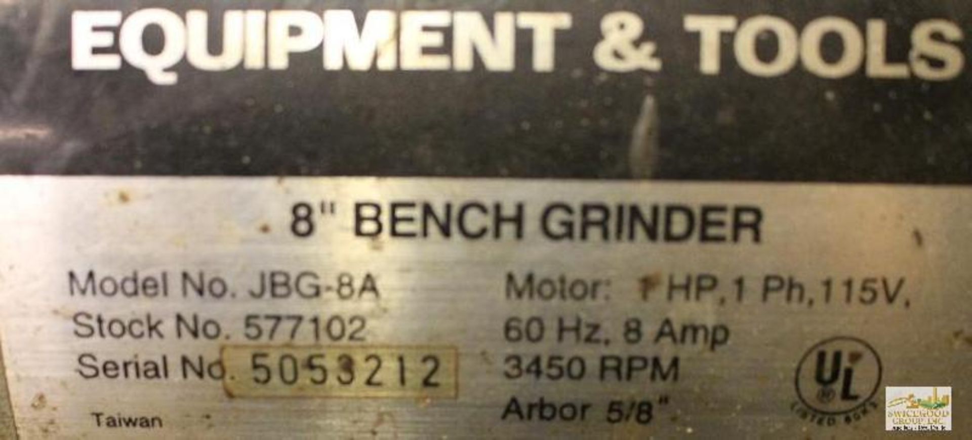 Jet Equipment & Tools (1) 8" Bench Grinder - Image 6 of 6