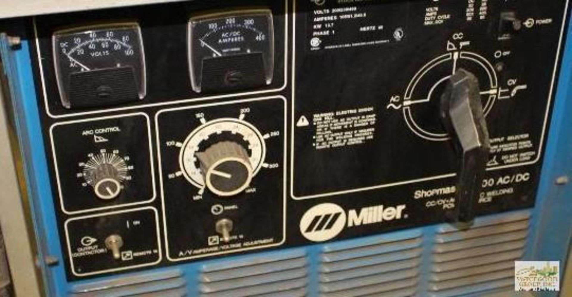 Miller Shop Master 300AC/DC, CC/CV-AC-DC Arc Welding Power Source - Image 4 of 5