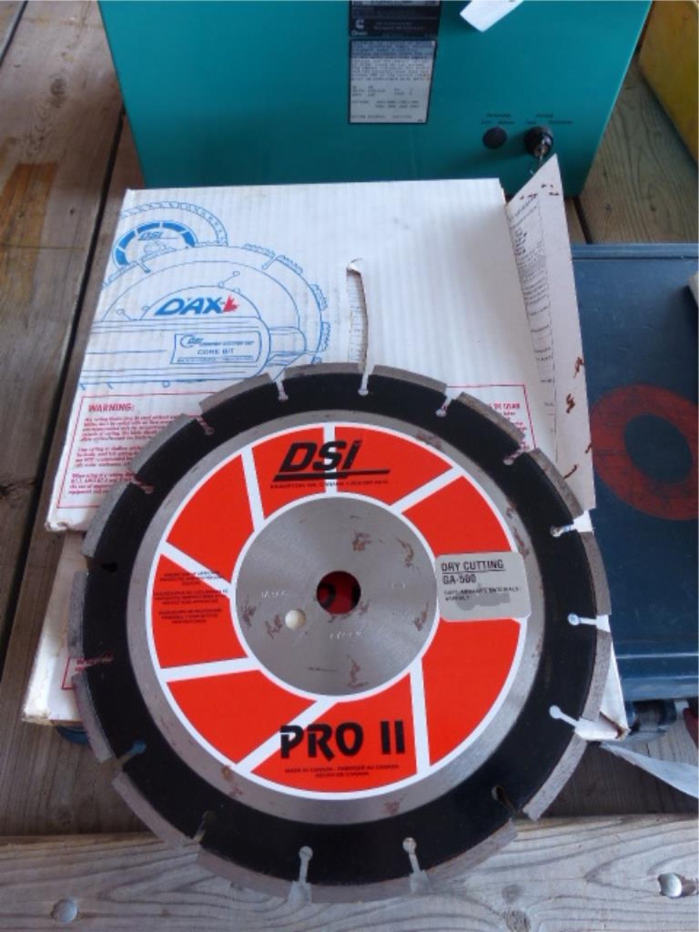 NEW 12" DSI PRO II DRY CUTTING GA-500 BLADE 1" BORE