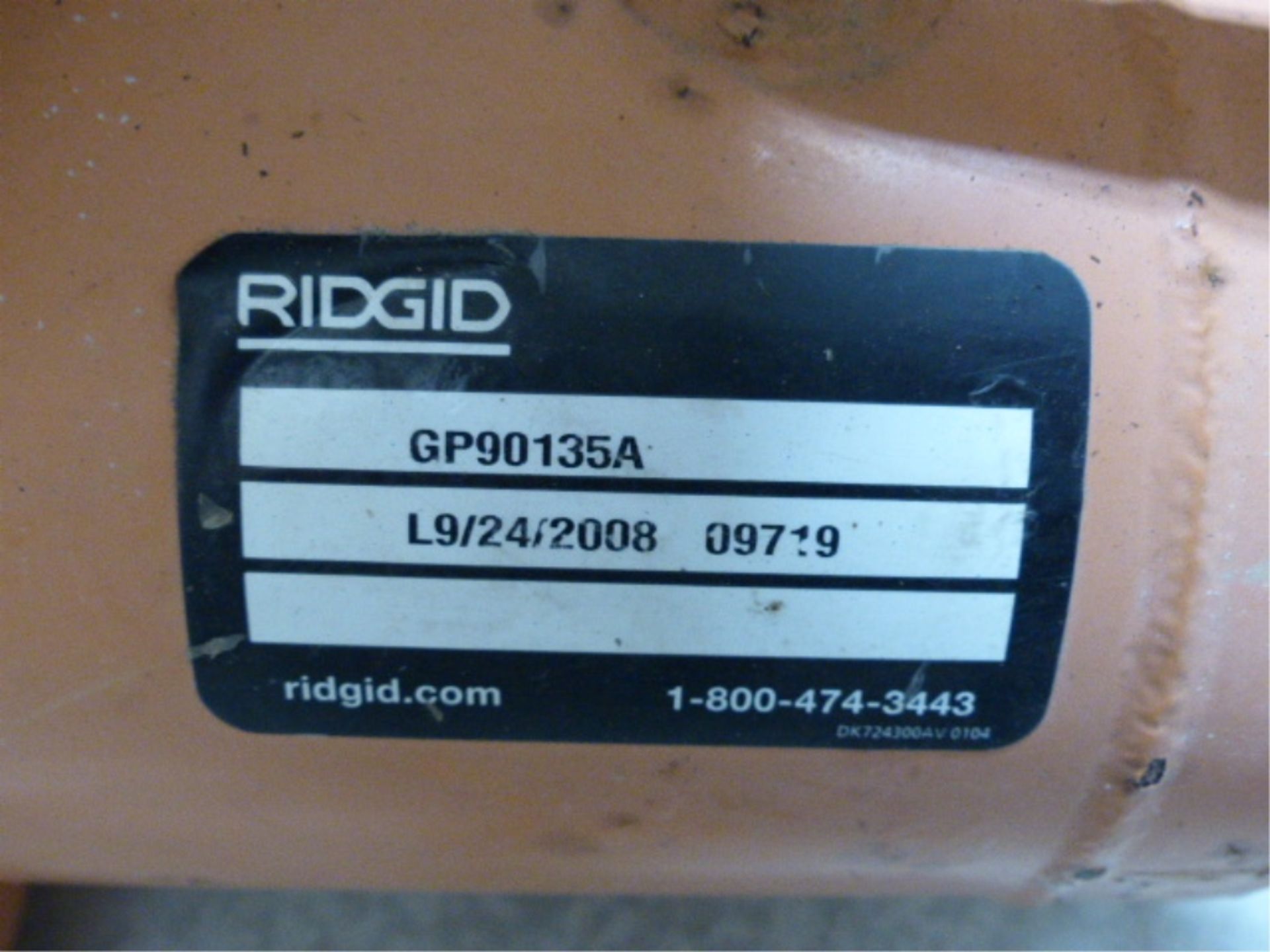 RIDGID TWIN TANK COMPRESSOR W/HONDA GX160 - Image 8 of 8