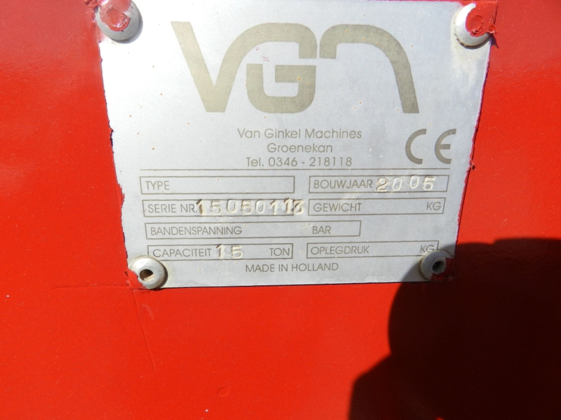 VGM 15 TON DUMP TRAILER - Image 5 of 5