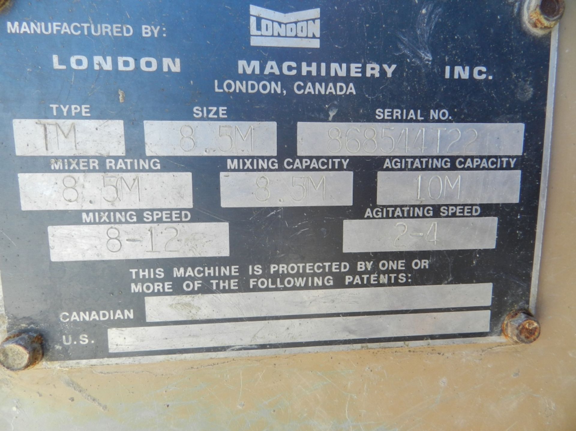 1986 INTERNATIONAL PAYSTAR 5000-F5070 MIXER TRUCK - Image 13 of 17