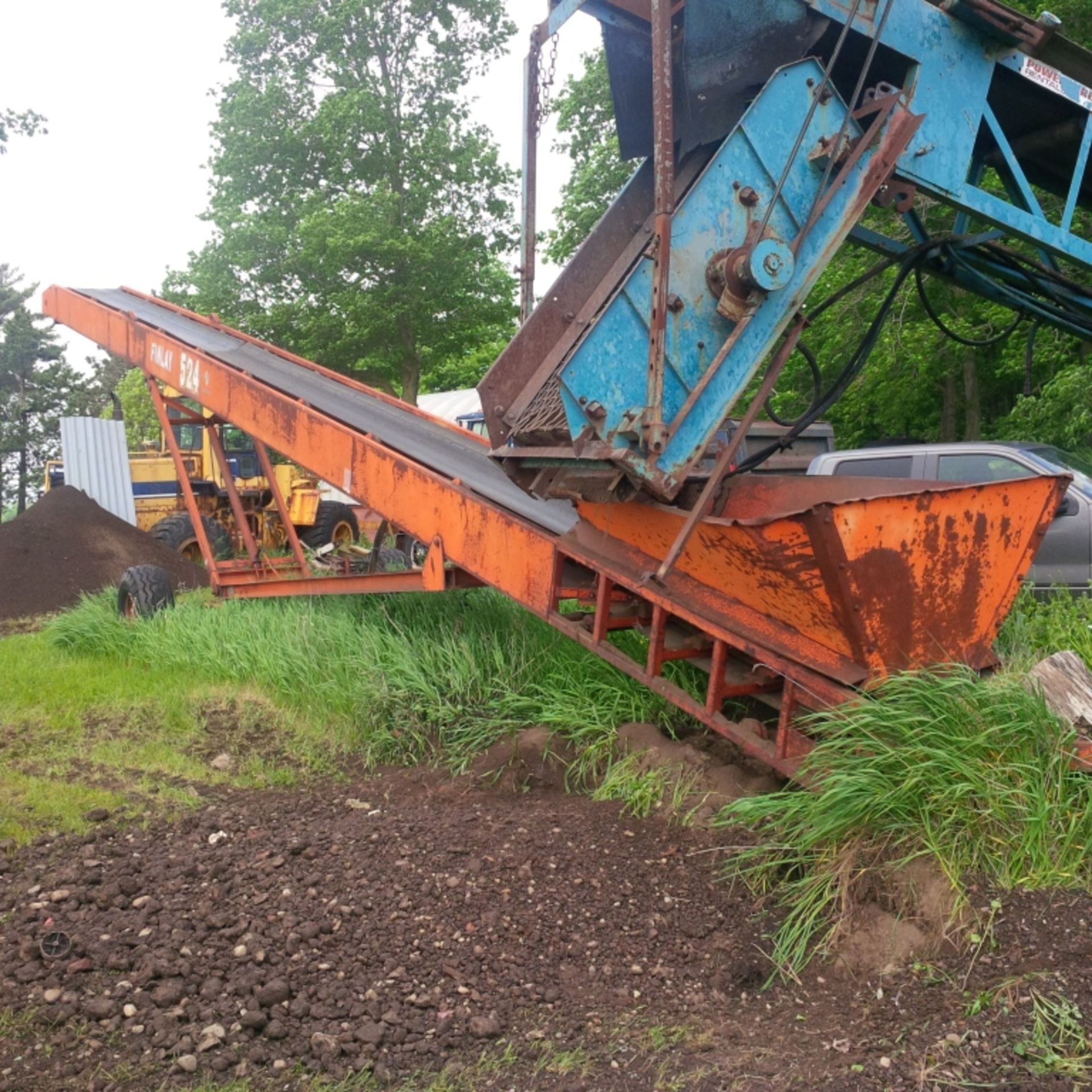 1993 FINLAY 524 HYDRAULIC RADIAL STACKER