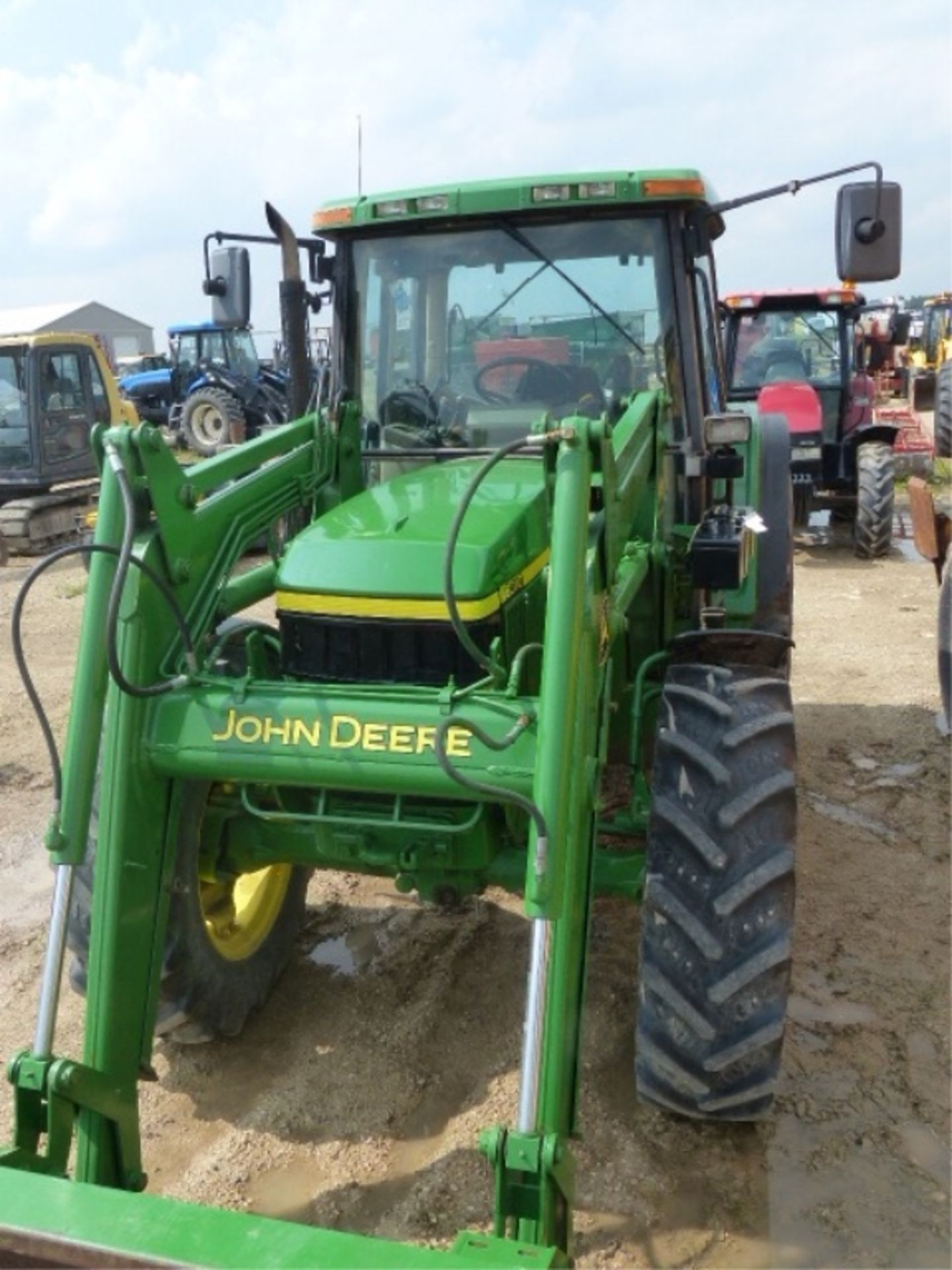 JOHN DEERE 6310 W/JD 640 SELF LEVELLING LOADER - Image 12 of 20