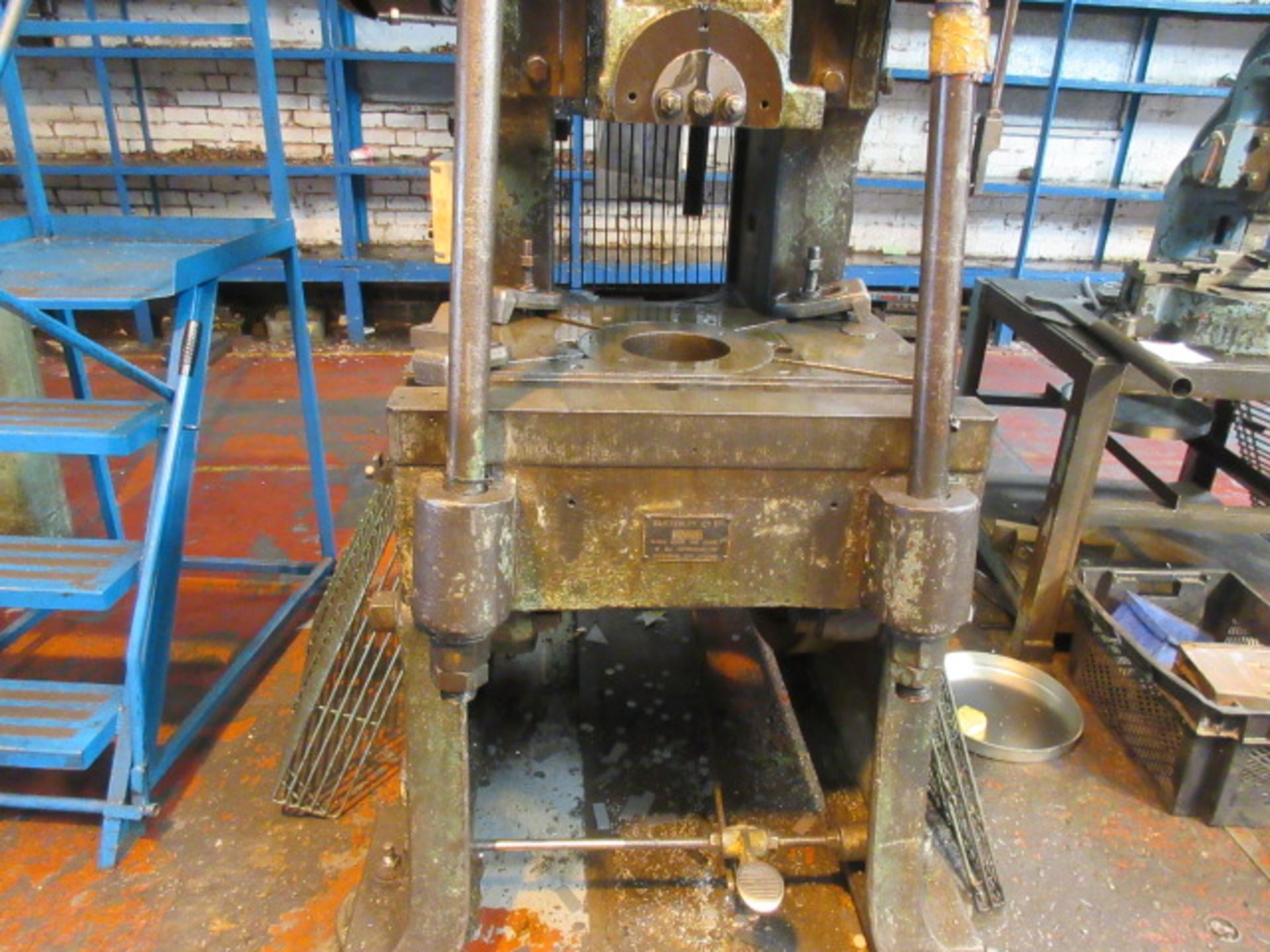 Butterley 75t inclinable geared power press - Image 4 of 6