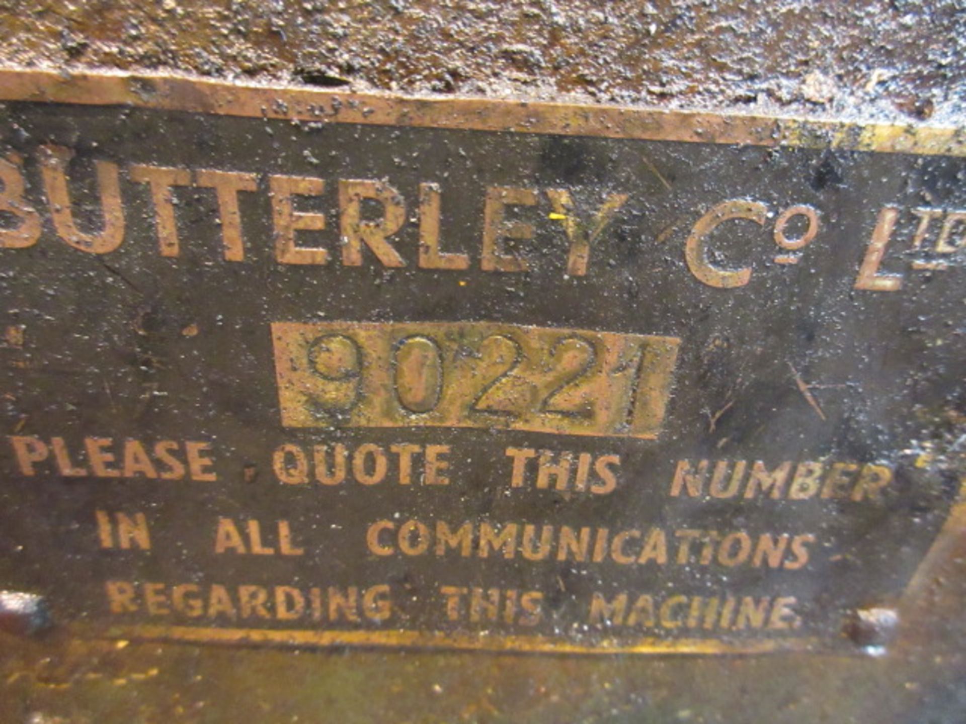 Butterley 75t inclinable geared power press - Image 6 of 6