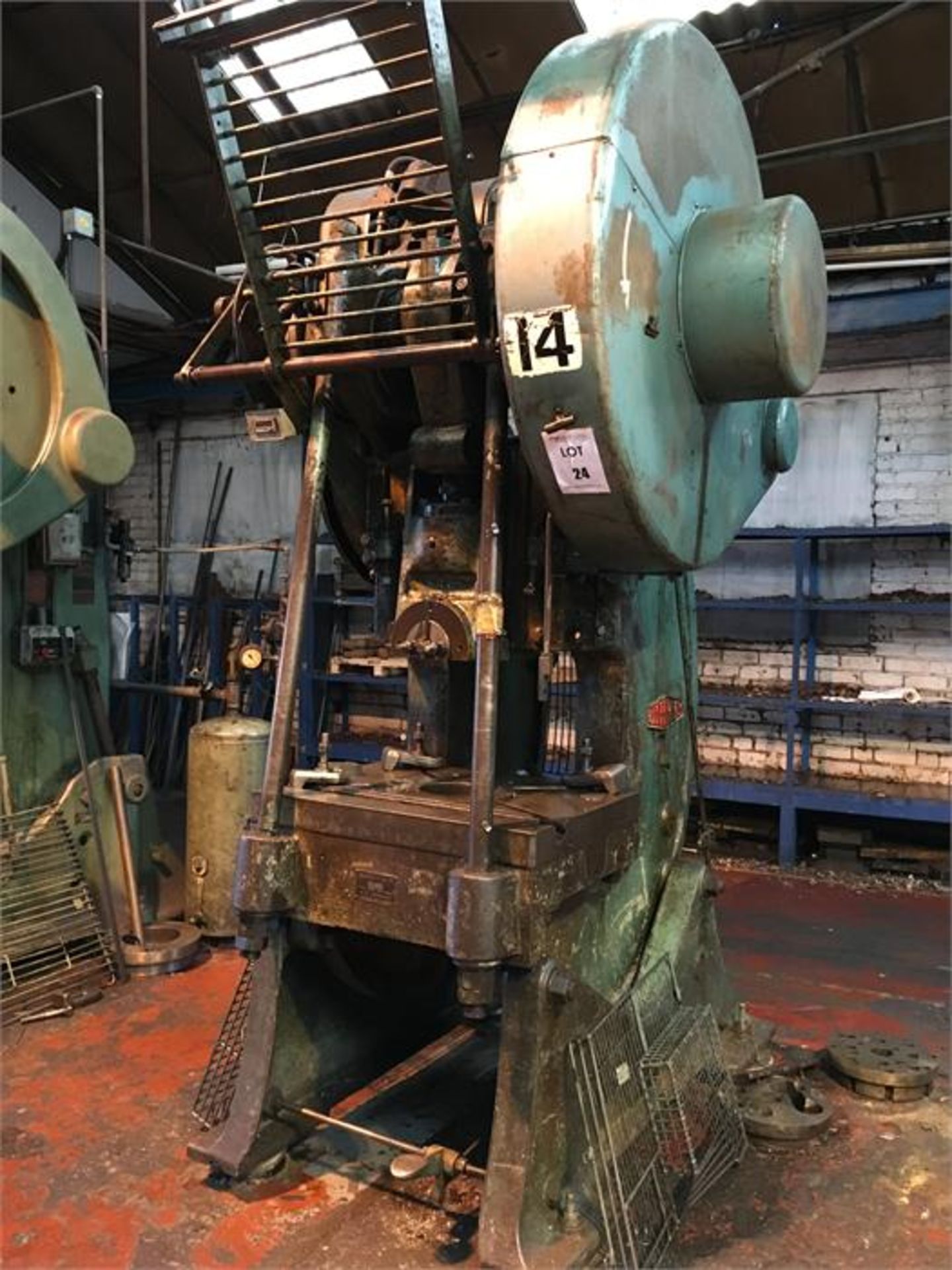 Butterley 75t inclinable geared power press