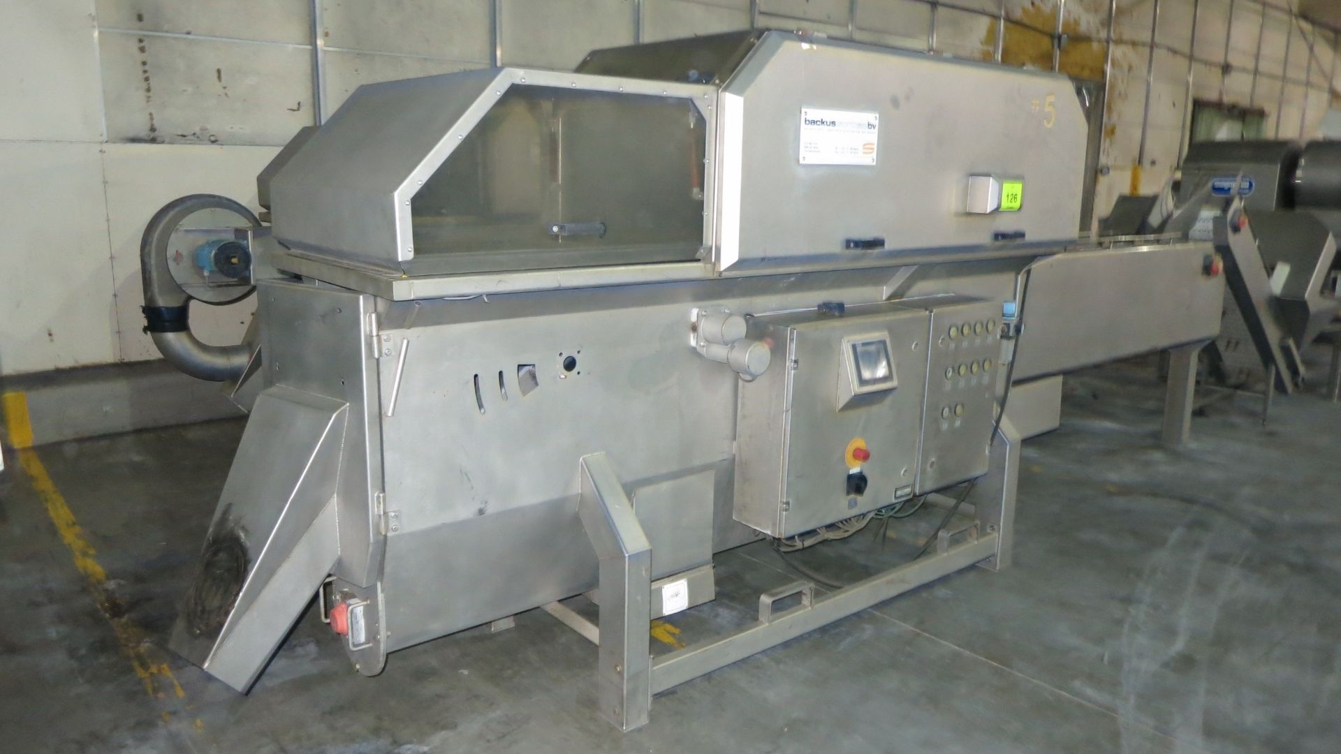 topping, tailing and peeling machine