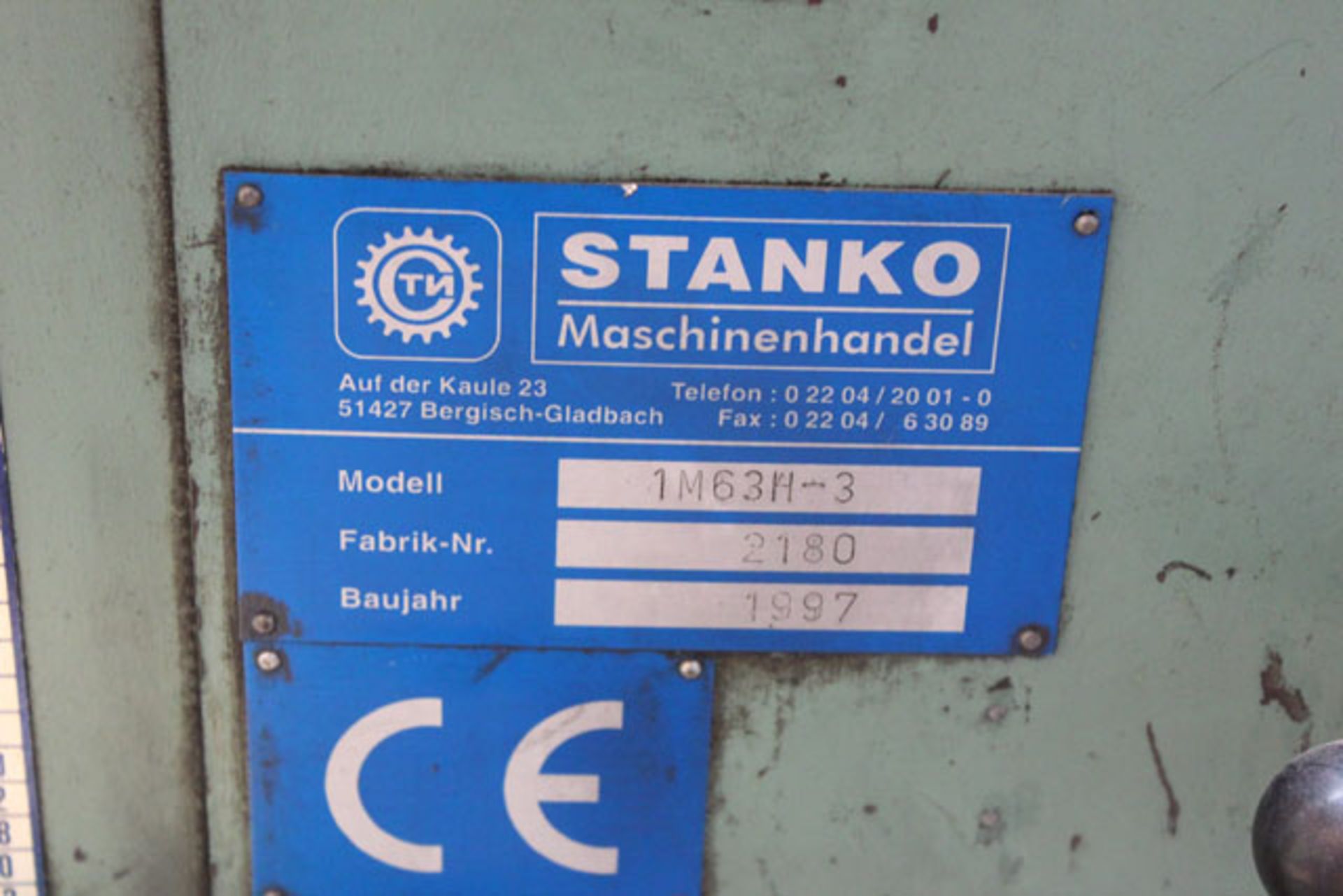 Stanko Model IM63H Straight Bed Centre Lathe - Image 8 of 9