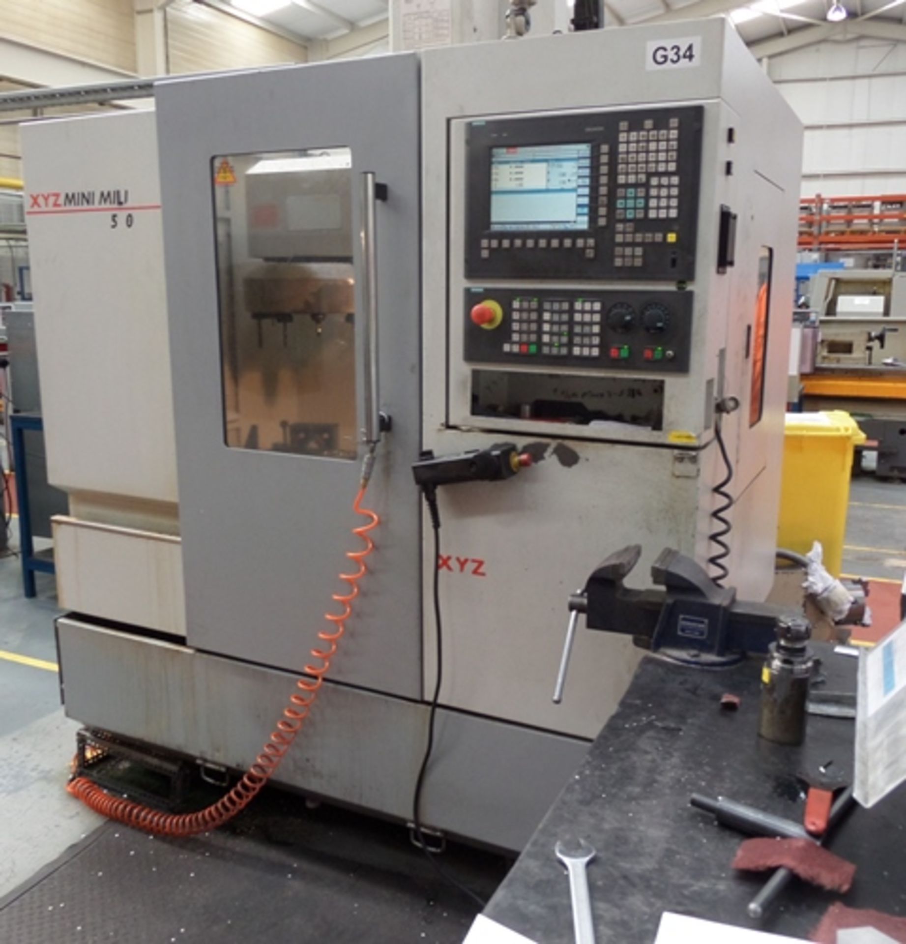 XYZ Mini Mill 560 Vertical Machining Centre with 4rth axis - Image 2 of 5