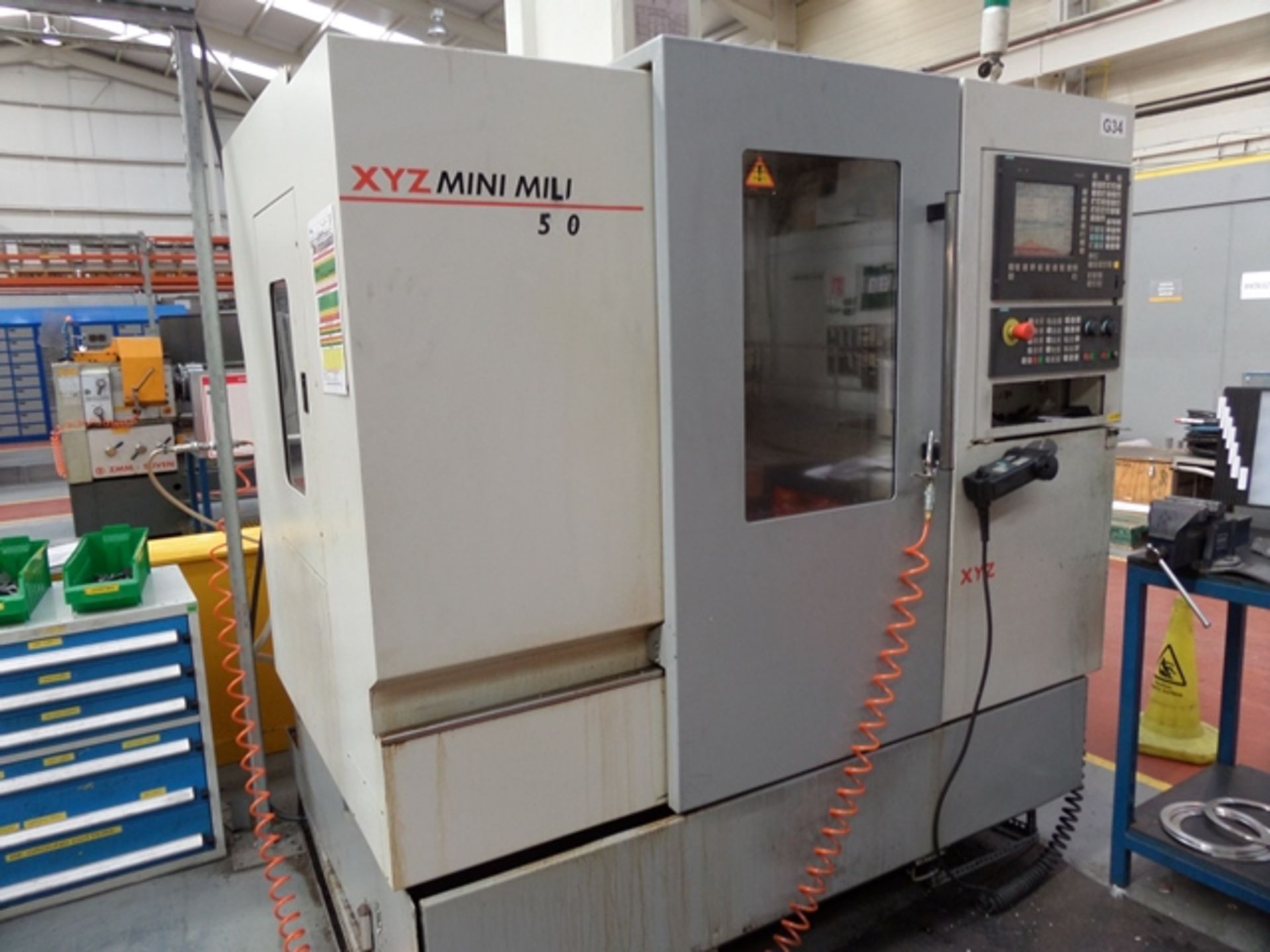 XYZ Mini Mill 560 Vertical Machining Centre with 4rth axis