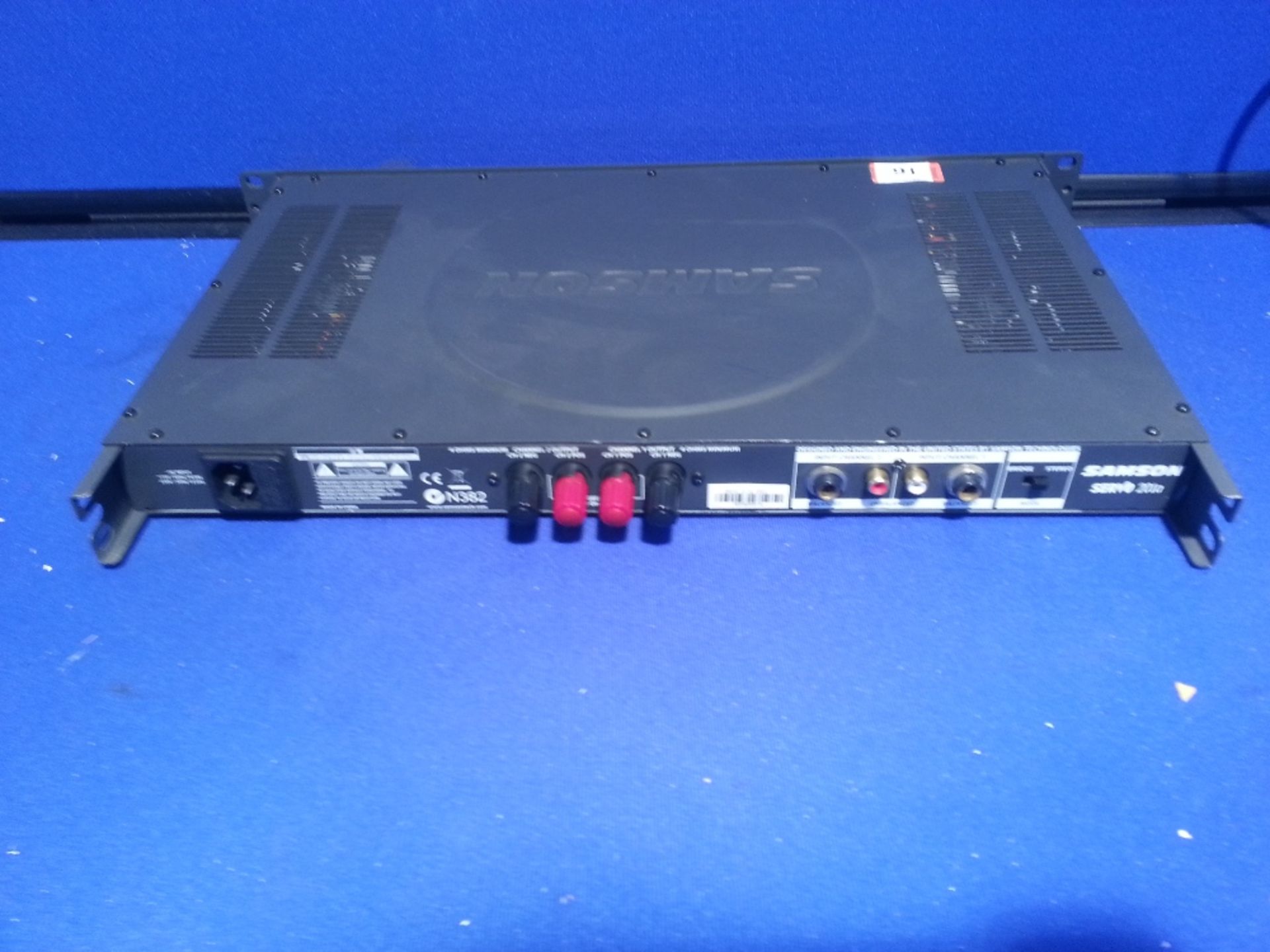 SAMSON Servo 201A Audio Amplifier - 1U Rackmount - Powers On - Image 2 of 2