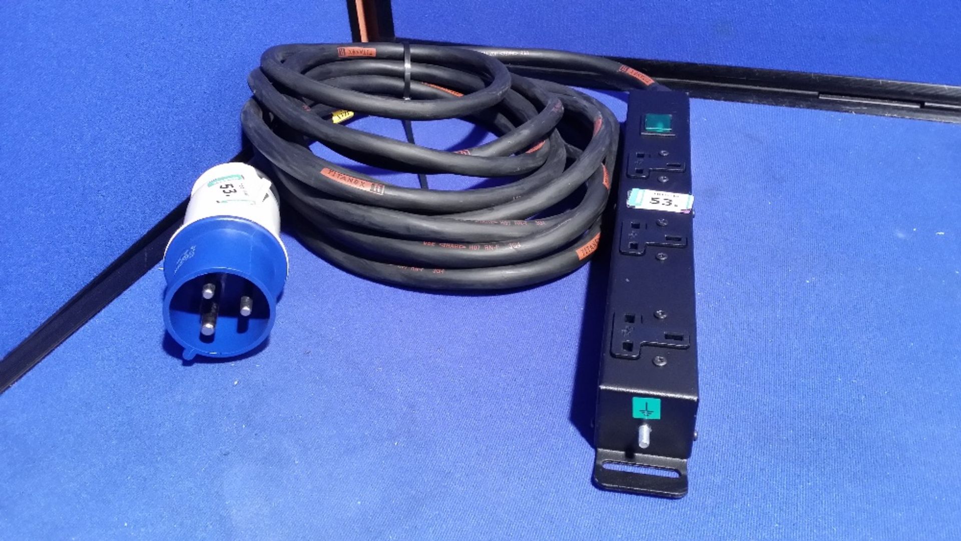 Power Strip - 3 x 13A Socket - 32A Plug