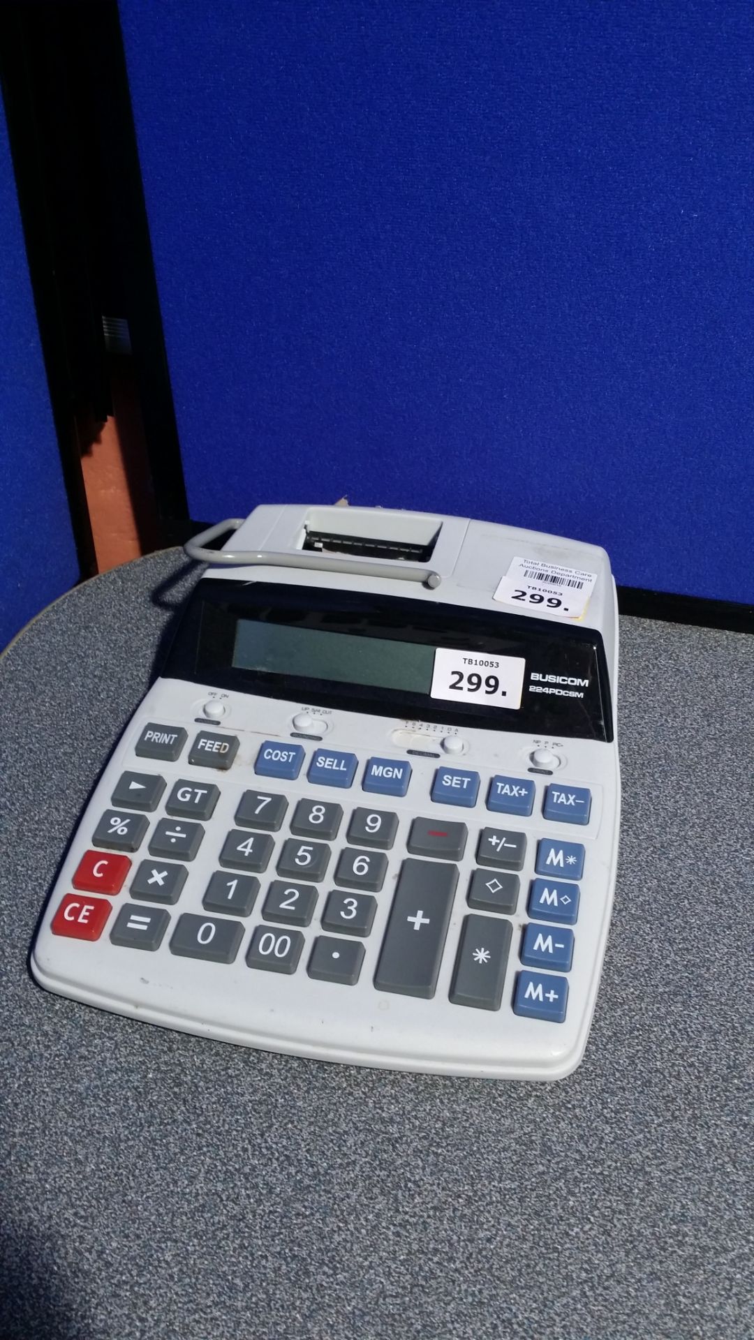 BUSICOM 224PDCSM Desktop Calculator - No AC Adaptor