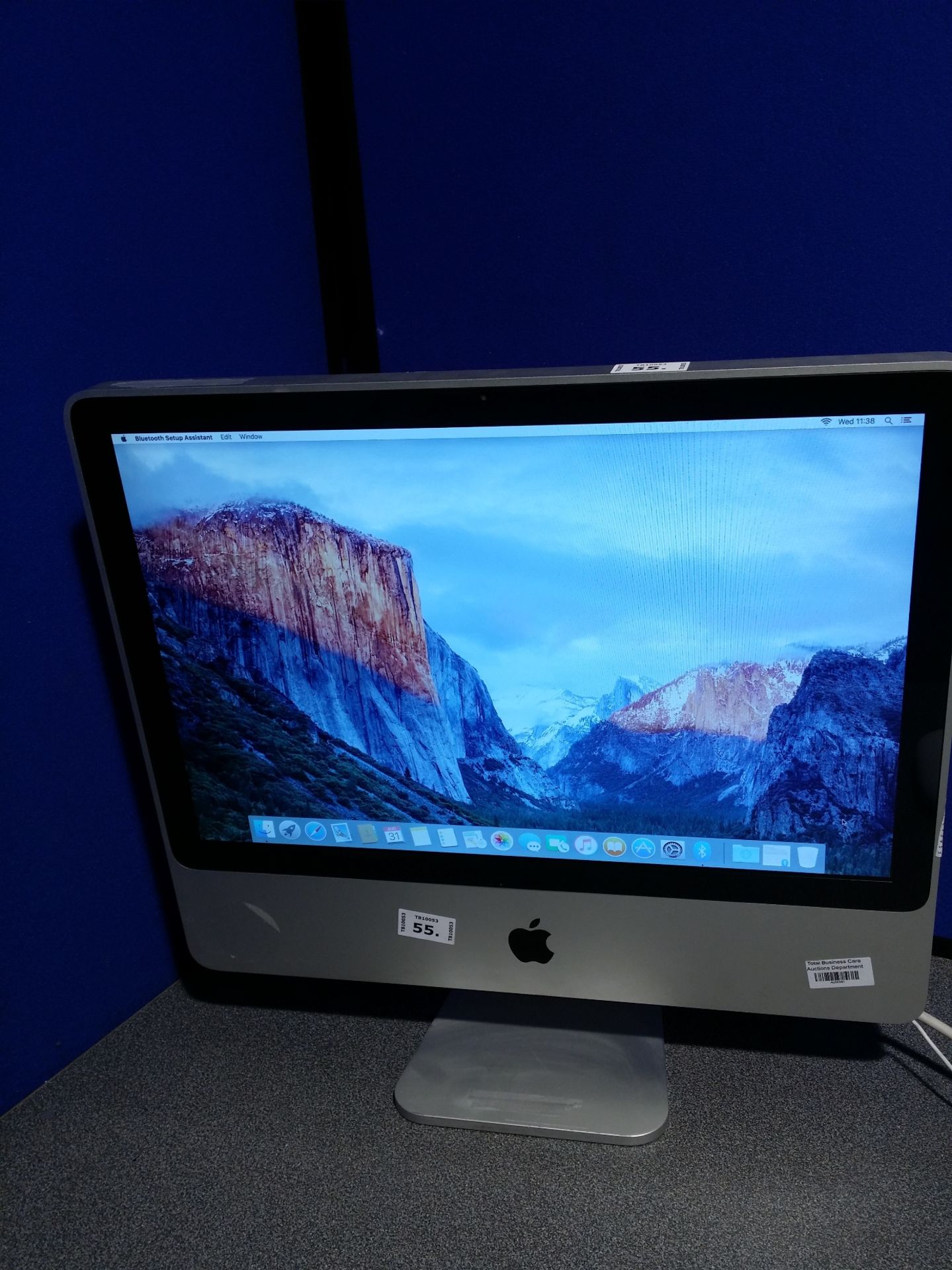 APPLE A1224 20" Imac - Intel Core 2 Duo 2.40Ghz - 4GB Ram - 250GB Hdd - DVD-RW - Webcam - Scuffing