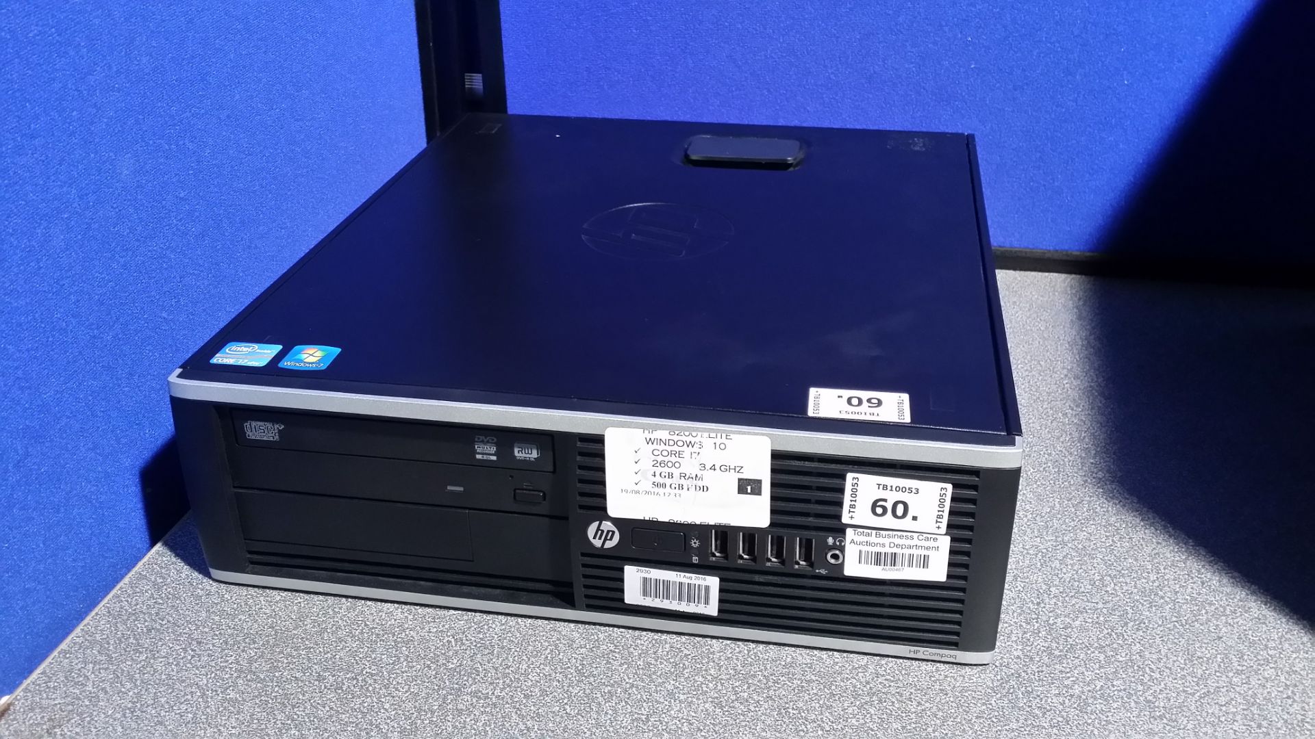 HP 8200 SFF Computer - Intel Core i7 2nd Gen 3.4Ghz - 4GB Ram - 500GB Hdd - Preinstalled Genuine
