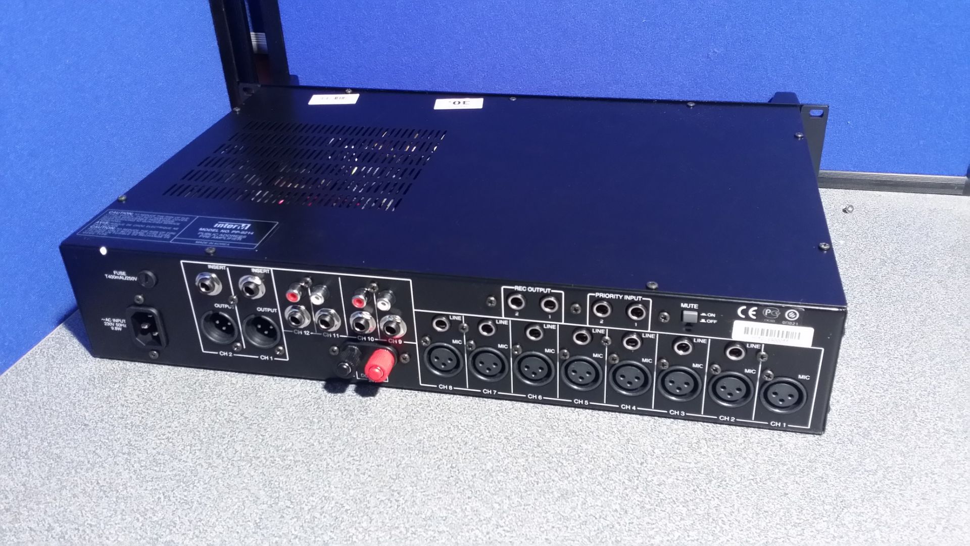 INTERM PP-9214 Pre Amplifier - 2U Rackmount - Powers On - Image 3 of 3