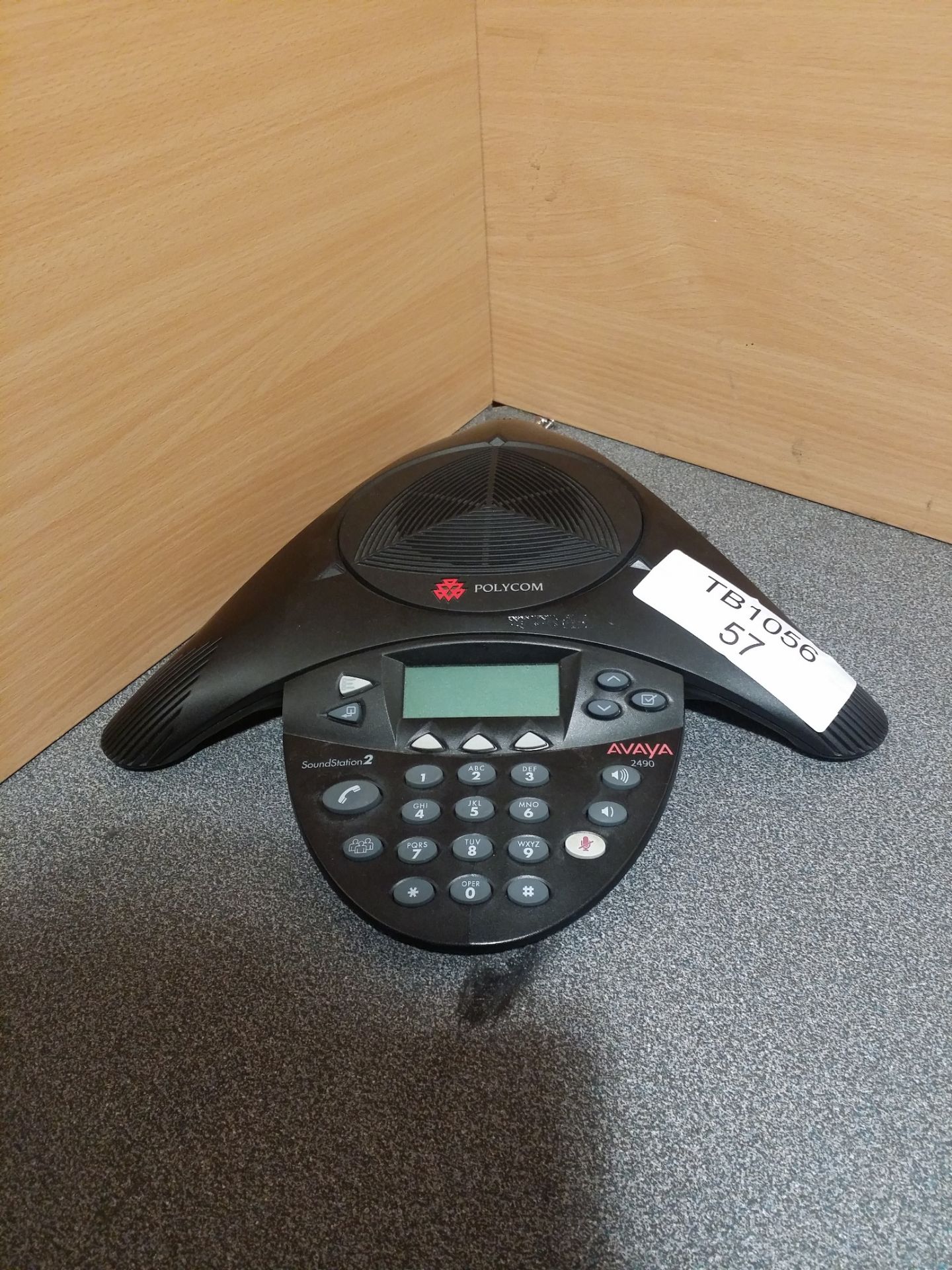 AVAYA 2490 SoundStation2 conference phone - No AC Adaptor - Powers On