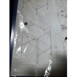 (2) Global metal shipper's desk, mod. 254635 (NEW) (CRT 21)