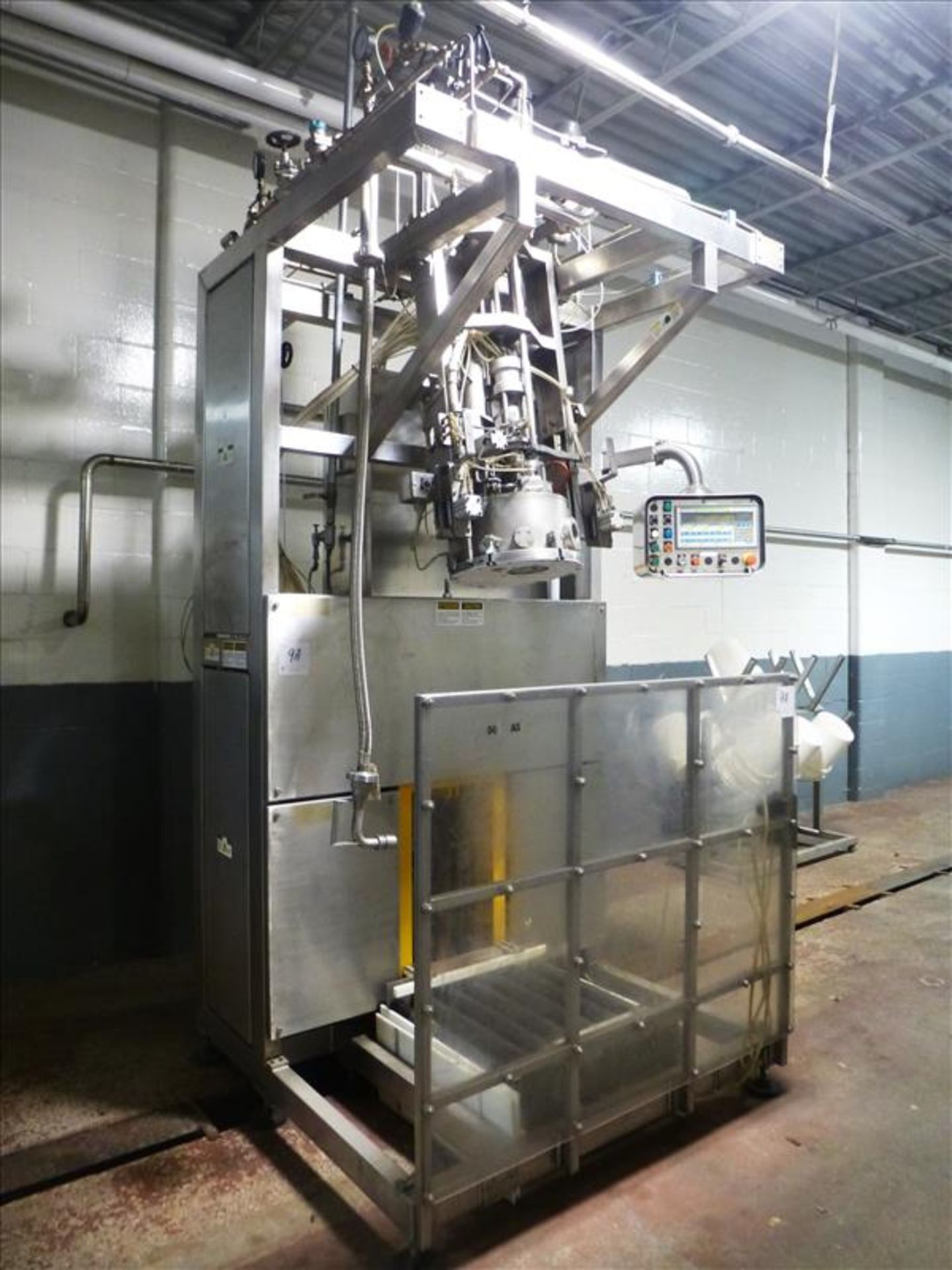 FMC s/s single-head aseptic bag filler, mod. AF-SH-200-SLIM, code 3566.429.211-016, ser. no. 9376