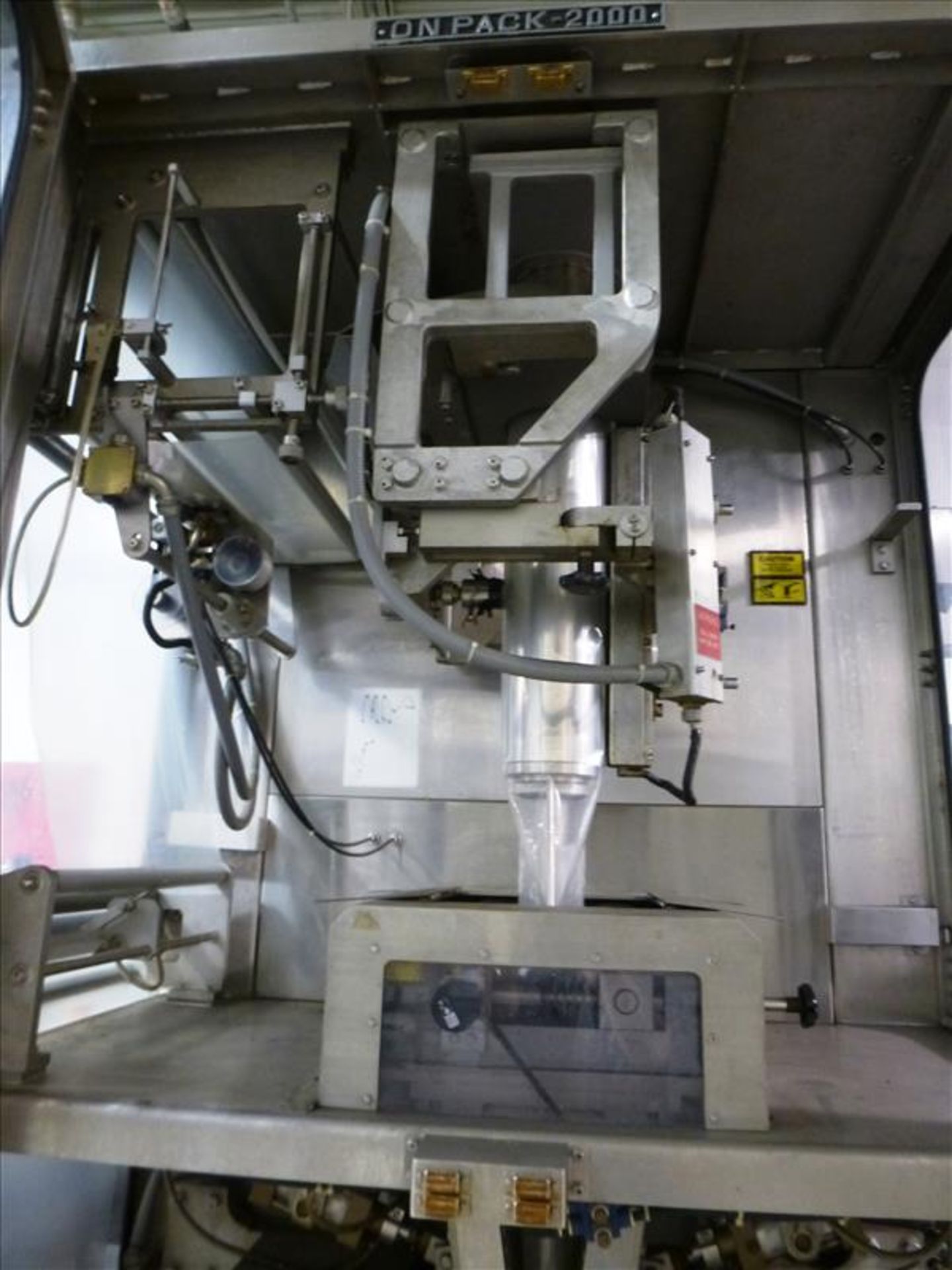 Cryovac On Pack-2000 s/s vertical form/fill/seal machine, mod. ONP-2000B, ser. no. 0075 c/w Waukesha - Image 7 of 15