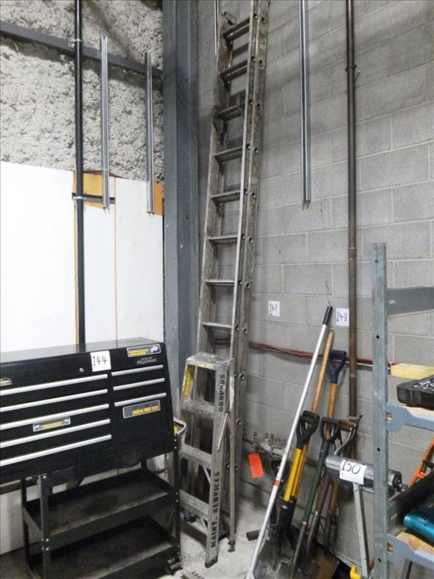 (1) 4 ft. step ladder & (1) 20 ft. extension ladder