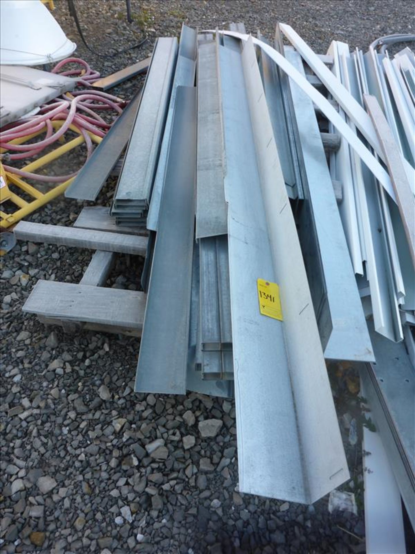 lot of galvanized steel channels, etc. (Tag No. 1341)