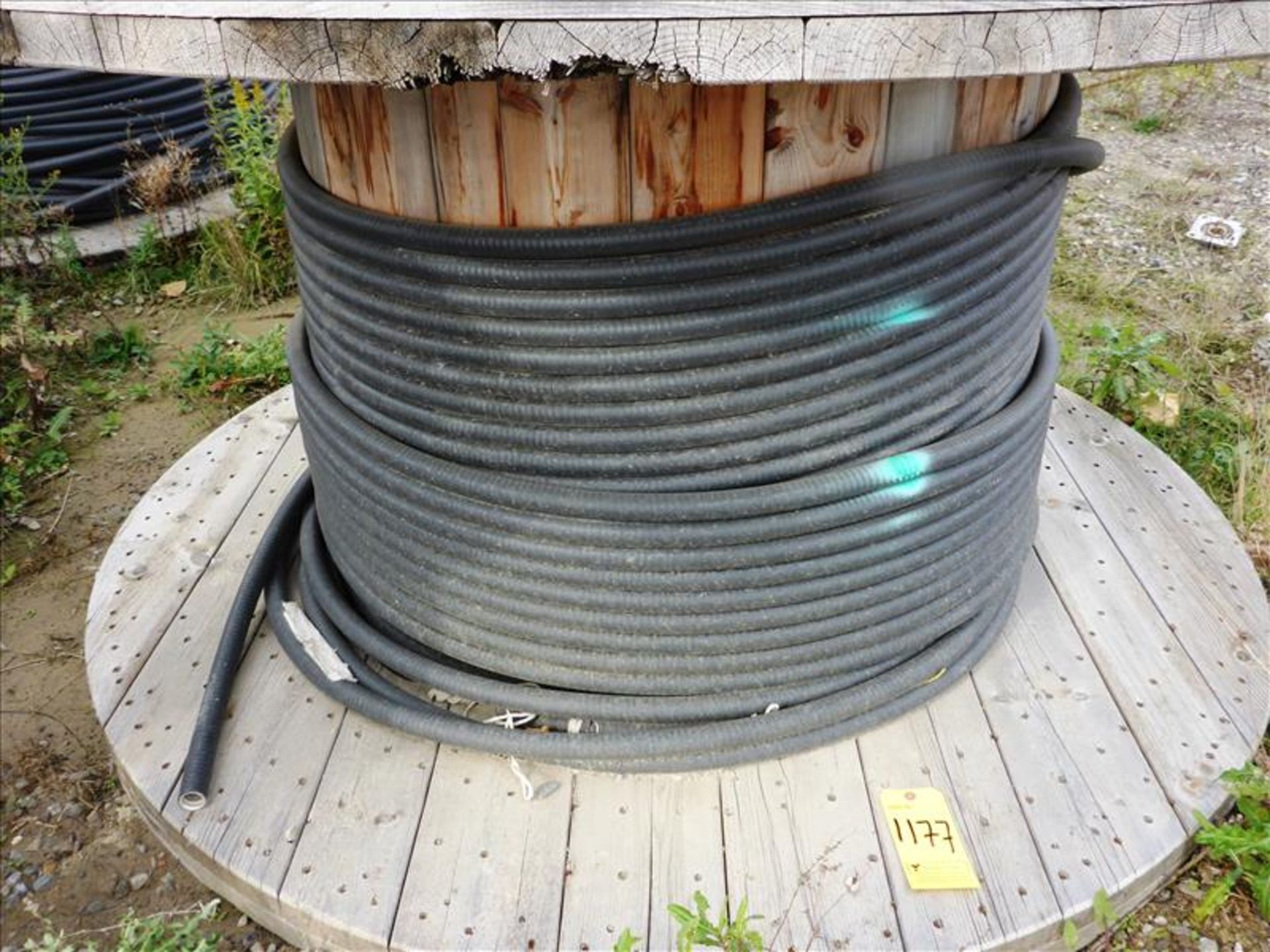 reel of electrical cable, approx. 230 ft., 01671 M -I- June 2013 Nexans Firex -II 14 AWG/30C Teck 90