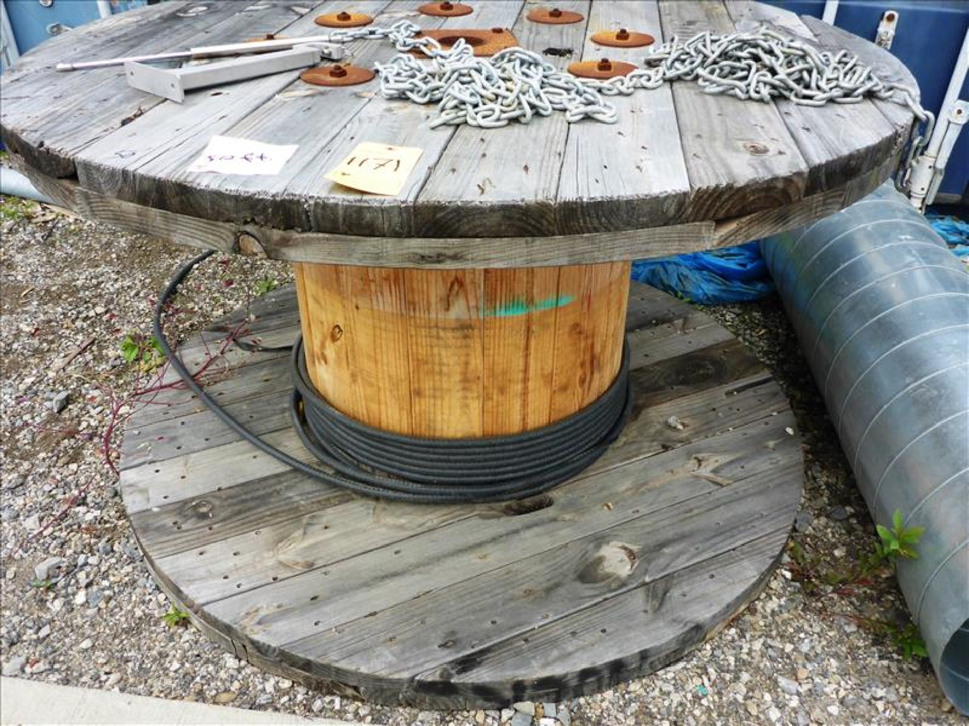 reel of electrical cable, approx. 50 ft., 03488 M -I- AUG/2014, Nexans Firex -II 14 AWG/3C Teck 90