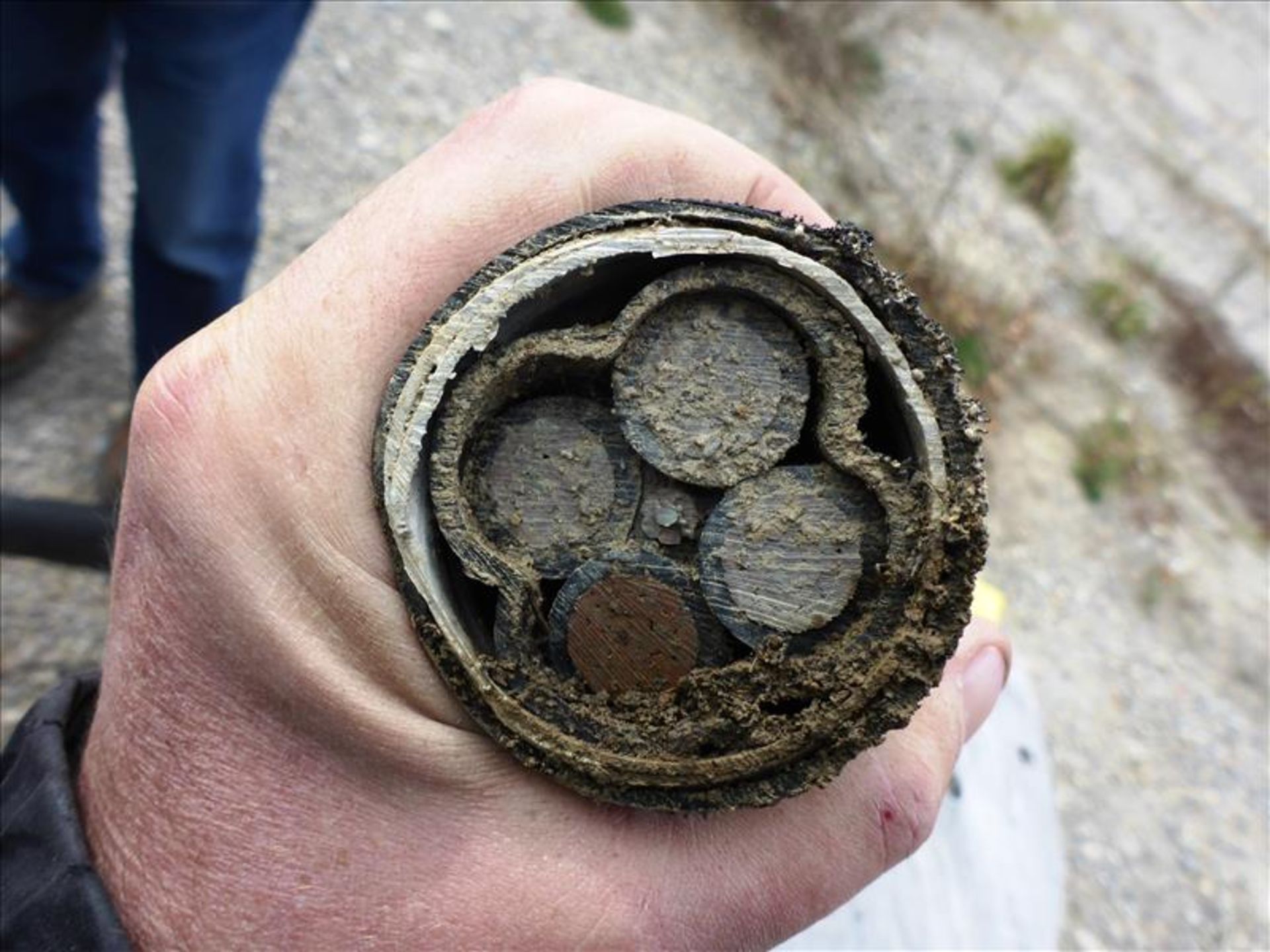 reel of electrical cable, approx. 40 ft., General Cable CC Rand MI AC Flame Check VV AG14 FT1 FT4 HL - Image 2 of 2