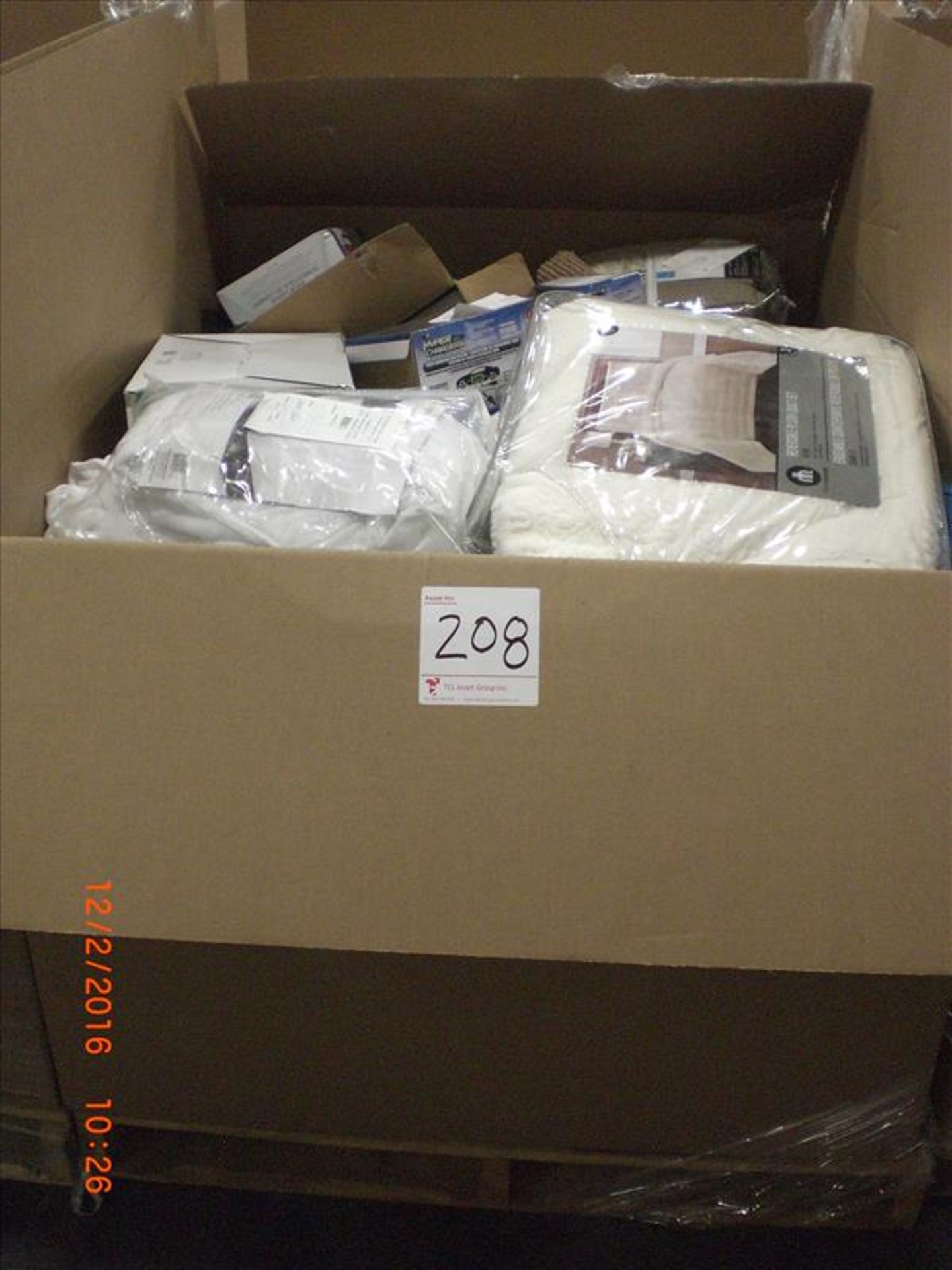 Pallet of general merchandise