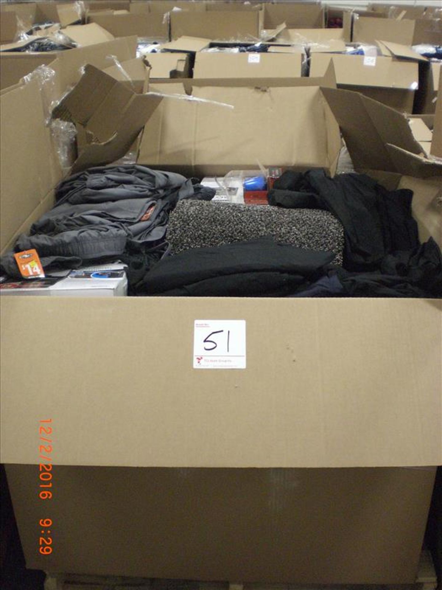 Pallet of general merchandise