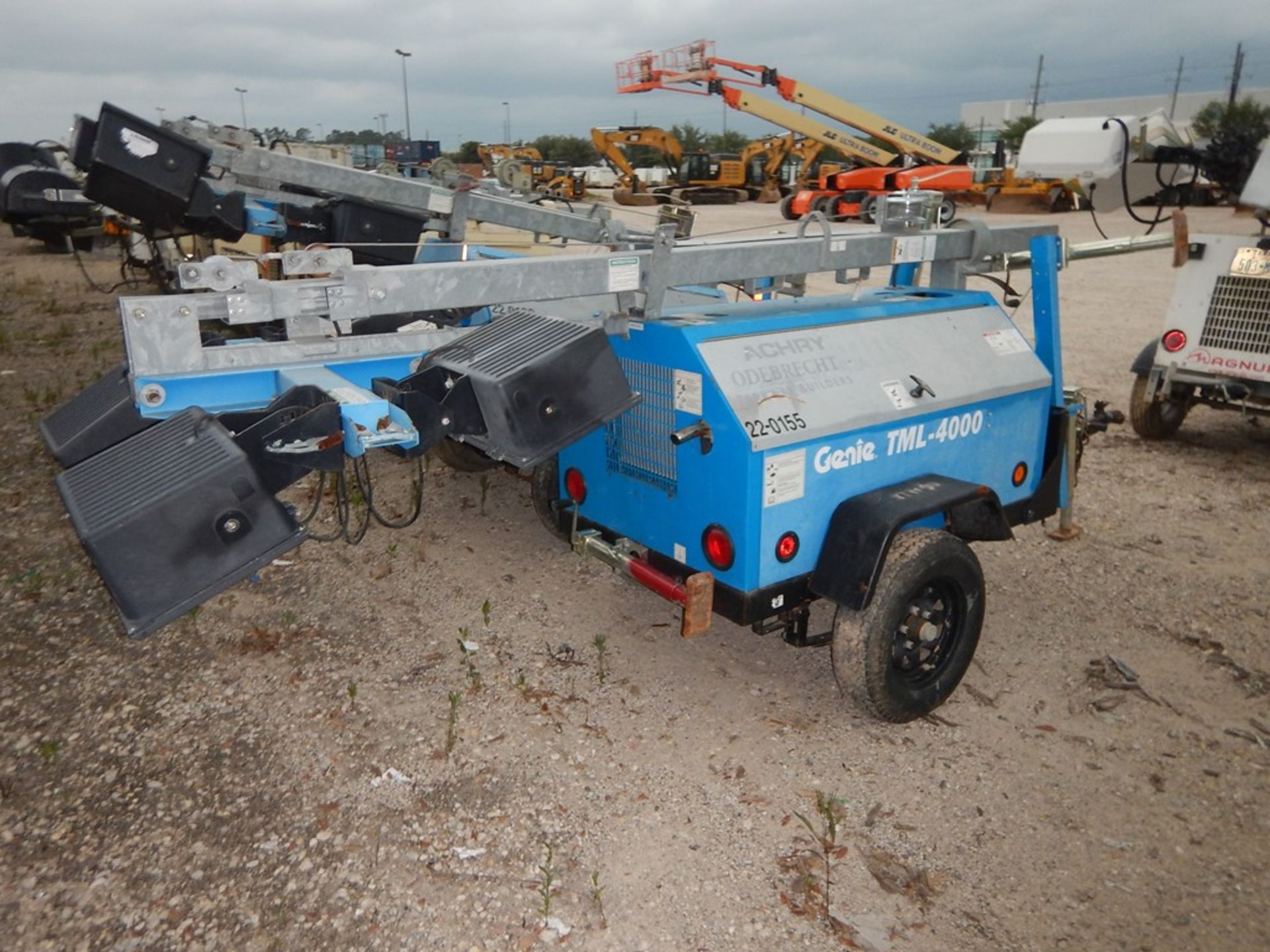 2010 Genie Model TML4000 Light Tower | 6KW, KUBOTA DIESEL ENGINE, S/A, VIN# TML0-284 - Image 4 of 4