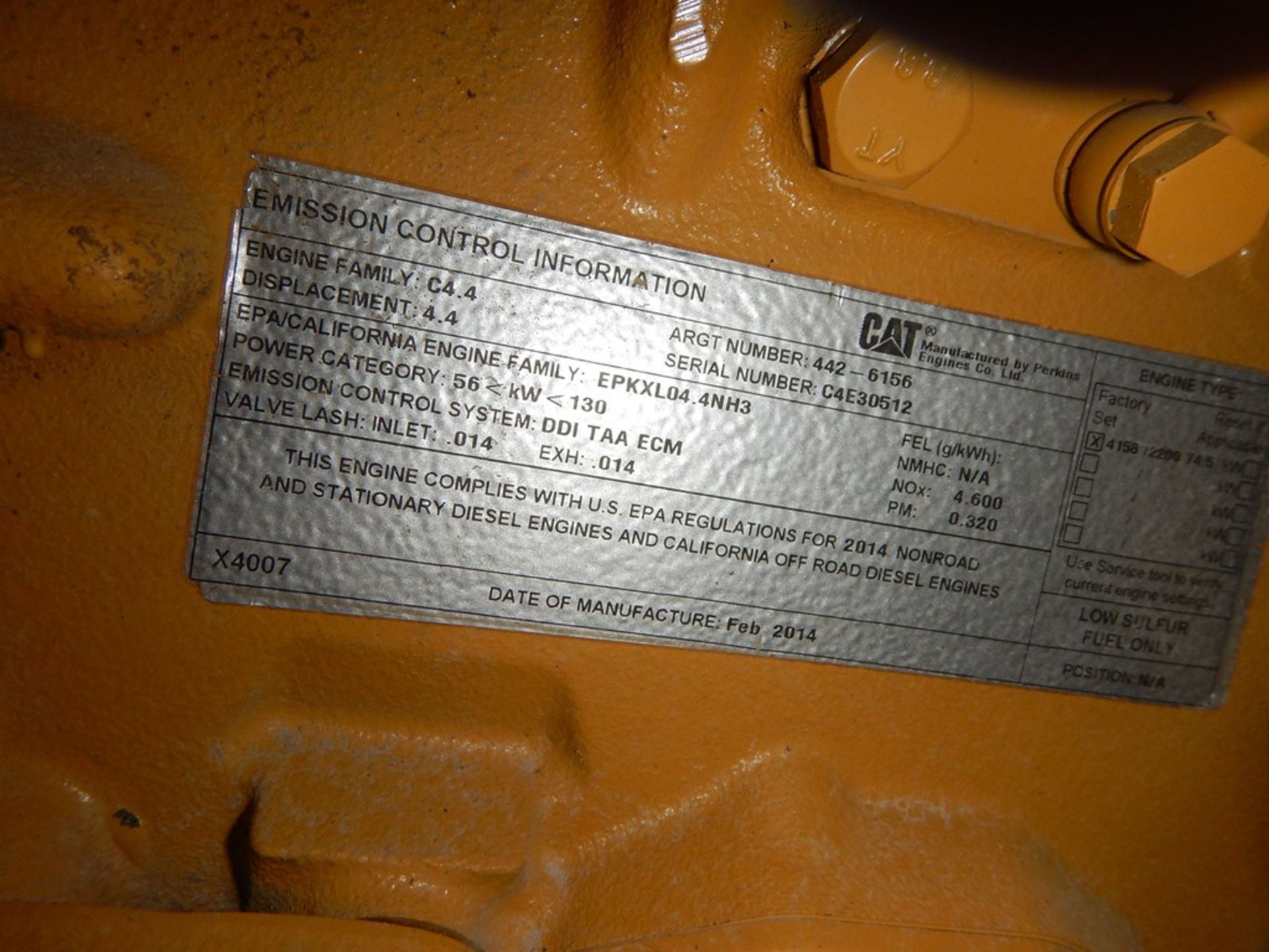 2014 Caterpillar Model CS44 Smooth Drum Compactor 537 Hours | 66" SMOOTH DRUM COMPACTOR, VIBRATORY - Image 11 of 11